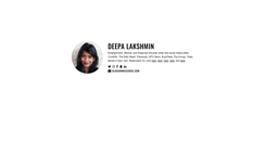 Desktop Screenshot of deepalakshmin.com